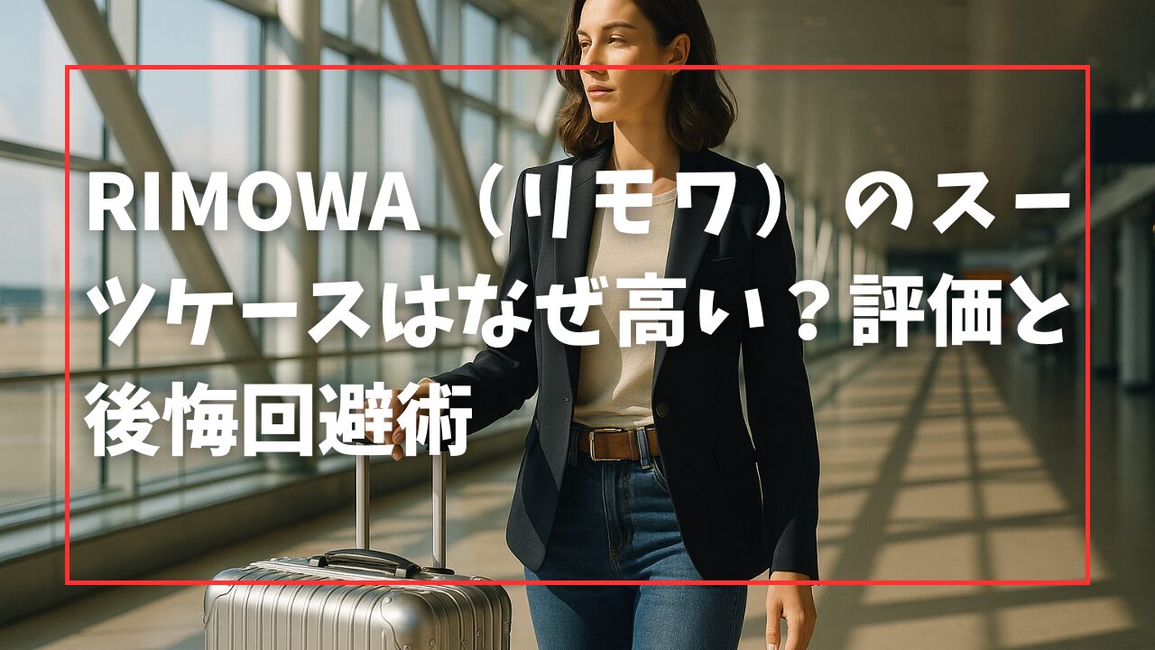 RIMOWA（リモワ）のスーツケースはなぜ高い？評価と後悔回避術